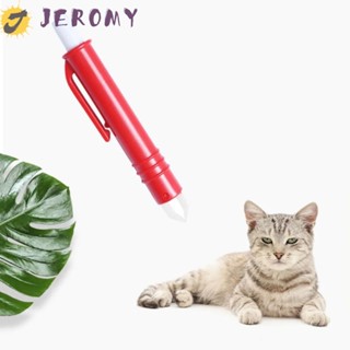 Jeromy แหนบพลาสติก กําจัดเห็บหมัด สีแดง สีฟ้า สําหรับสัตว์เลี้ยง สุนัข