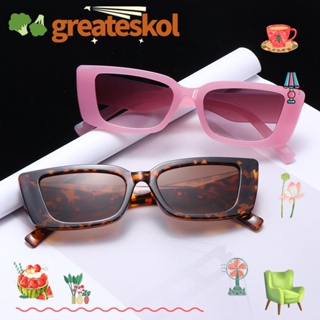 Greateskol แว่นตากันแดด ทรงสี่เหลี่ยมผืนผ้า ป้องกันรังสียูวี 400 เฉดสี สําหรับขับรถ