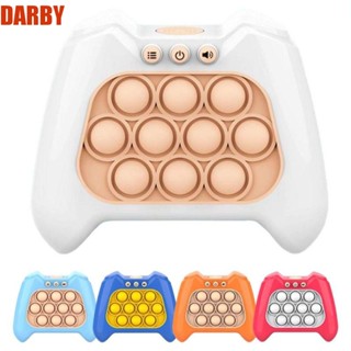 Darby ของเล่นคอนโซลเกมกด ผ่อนคลาย ระดับไขว้ รูปเม่น สําหรับเด็ก