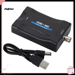 [Sy] อะแดปเตอร์แปลงสัญญาณวิดีโอ HDMI เป็น BNC PAL NTSC แบบพกพา พร้อมสายเคเบิล