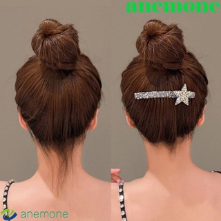 Anemone หวีอะคริลิค รูปดาวห้าแฉก ประดับเพชรเทียม แฟชั่น