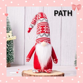 Path จี้ตุ๊กตาโนมเอลฟ์ ไร้หน้า สําหรับแขวนตกแต่งต้นคริสต์มาส