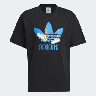 adidas ไลฟ์สไตล์ เสื้อยืด Key City Unisex สีดำ HZ4936