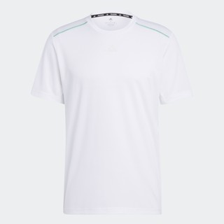 adidas เทรนนิง เสื้อยืด Workout Base Logo ผู้ชาย สีขาว IB7904