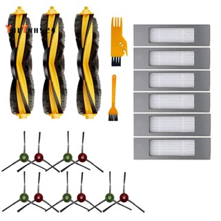 『yueywh524』ชุดแปรงหลัก แปรงด้านข้าง แผ่นกรอง แบบเปลี่ยน สําหรับหุ่นยนต์ดูดฝุ่น Ecovacs Deebot Ozmo 920 950 T8 Max T8 Aivi N8+ N8 Pro Plus N8 Pro