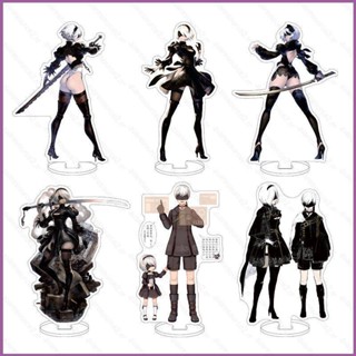 Sq2 โมเดลฟิกเกอร์ อนิเมะ NieR:Automata YoRHa No. จานแอคชั่น 2 แบบ B ของขวัญ สําหรับตกแต่งบ้าน