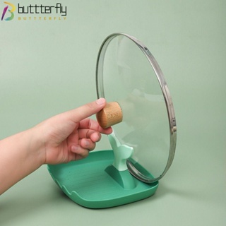 Buttterfly ที่วางช้อนพลาสติก 6.8 นิ้ว สีเขียว สําหรับห้องครัว 2 ชิ้น