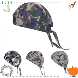 Suhu Camo หมวกผ้าตาข่าย กันฝุ่น แห้งเร็ว สําหรับขี่จักรยาน ฤดูใบไม้ผลิ ฤดูร้อน