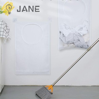 Jane กระเป๋าเก็บของ แบบแขวนผนัง ระบายอากาศ ไม่ต้องเจาะ สีโปร่งใส สําหรับห้องน้ํา