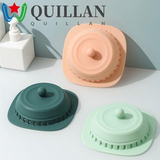 Quillan ฝาครอบท่อระบายน้ํา ดับกลิ่น ป้องกันการอุดตัน ป้องกันกลิ่น สําหรับห้องอาบน้ํา พื้น ท่อระบายน้ํา กรองท่อระบายน้ํา ห้องน้ํา จับผม อ่างล้างจาน ปลั๊กท่อระบายน้ํา