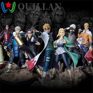 Quillan โมเดลฟิกเกอร์ PVC การ์ตูนนารูโตะ Hatake Kakashi Hashirama Tobirama NARUTO สําหรับเก็บสะสม