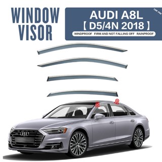 ที่บังแดดหน้าต่างรถยนต์ PC อุปกรณ์เสริม สําหรับ Audi A8 D3 D4 D5 2003-2023 4 ชิ้น