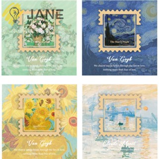 Jane ที่คั่นหนังสือ โลหะ รูปภาพวาดสีน้ํามัน 4 ตัวเลือก สไตล์วินเทจ สร้างสรรค์ หรูหรา สําหรับสํานักงาน