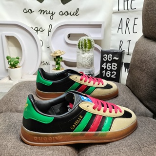 Ad Originals Gazelle ad gucci joint low-top retro รองเท้าผ้าใบลําลอง เหมาะกับการเล่นกีฬา