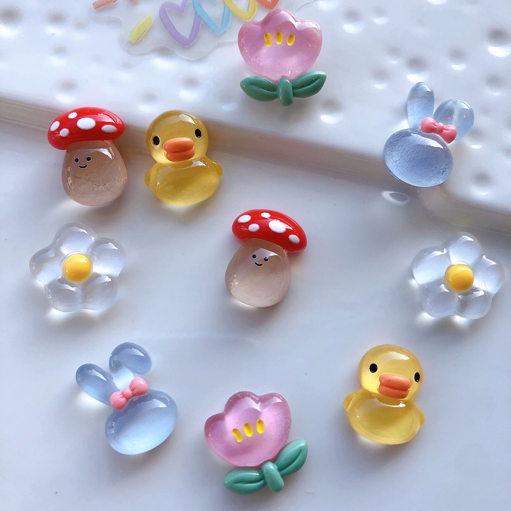 ดอกไม้น่ารักกระต่าย designcs ออกแบบ Pins คริสตัลกระต่าย Jibits สําหรับออกแบบรองเท้าเป็ด Charm เห็ด Jibbits designks สําหรับผู้หญิงรองเท้าอุปกรณ์เสริม