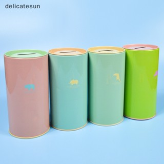 Delicatesun กระปุกออมสินโลหะ รูปสัตว์น่ารัก สีแคนดี้ สําหรับตกแต่งบ้าน