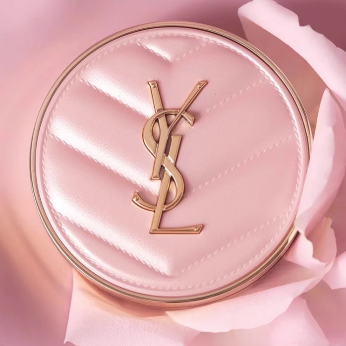 Ysl บีบีครีม เบาะลม หนัง สีชมพู 5 กรัม / 12 กรัม