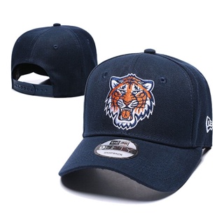 หมวกเบสบอลลําลอง ผ้าฝ้าย ลายทีม MLB Detroit Tigers Colorado Rockies สามารถปรับได้ แฟชั่นฤดูใบไม้ผลิ และฤดูใบไม้ร่วง สําหรับผู้ชาย และผู้หญิง