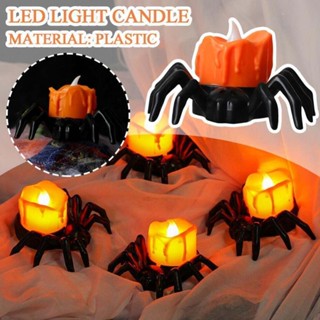 Halloween Decoration LED Spider Light Flameless Candle Tealight Home Party Decor