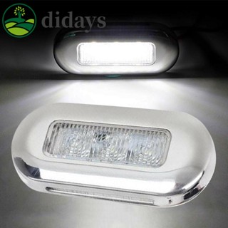 【DIDAYS Premium Products】ไฟเลี้ยว Led 3 ดวง DC 12V อุปกรณ์เสริม สําหรับติดบันไดเรือยอร์ช