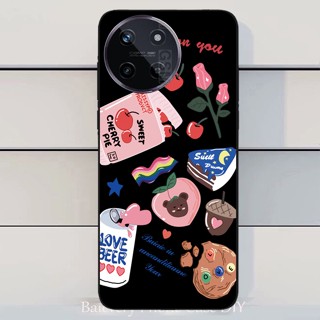 เคสโทรศัพท์ซิลิโคน TPU แบบนิ่ม ลายกระต่ายน่ารัก สําหรับ OPPO Realme 11 4G 5G