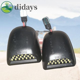 【DIDAYS Premium Products】ไฟ LED 12V สีแดง สําหรับติดป้ายทะเบียนรถยนต์ Chevrolet Chevrolet 2 ชิ้น