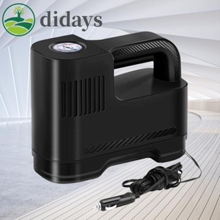 【DIDAYS Premium Products】ปั๊มลมคอมเพรสเซอร์ 12V แบบปิดอัตโนมัติ สําหรับรถยนต์ รถจักรยานยนต์