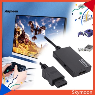 Skym* อะแดปเตอร์แปลงเสียง WII2 เป็น HDMI 35 มม. แบบพกพา ความชัดเจนสูง WII2 เป็น HDMI สําหรับ TV