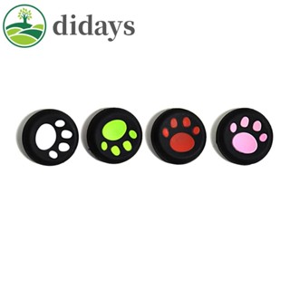 【DIDAYS Premium Products】ฝาครอบนิ้วโป้ง ซิลิโคน ลายกรงเล็บแมว 3D 4 ชิ้น สําหรับคอนโทรลเลอร์ PS5 PS4 PS3 Xbox 360 One