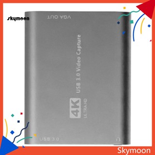 Skym* การ์ดจับภาพวิดีโอเสียง 4K 60HZ 1080p HDMI สําหรับคอมพิวเตอร์ ไลฟ์สด