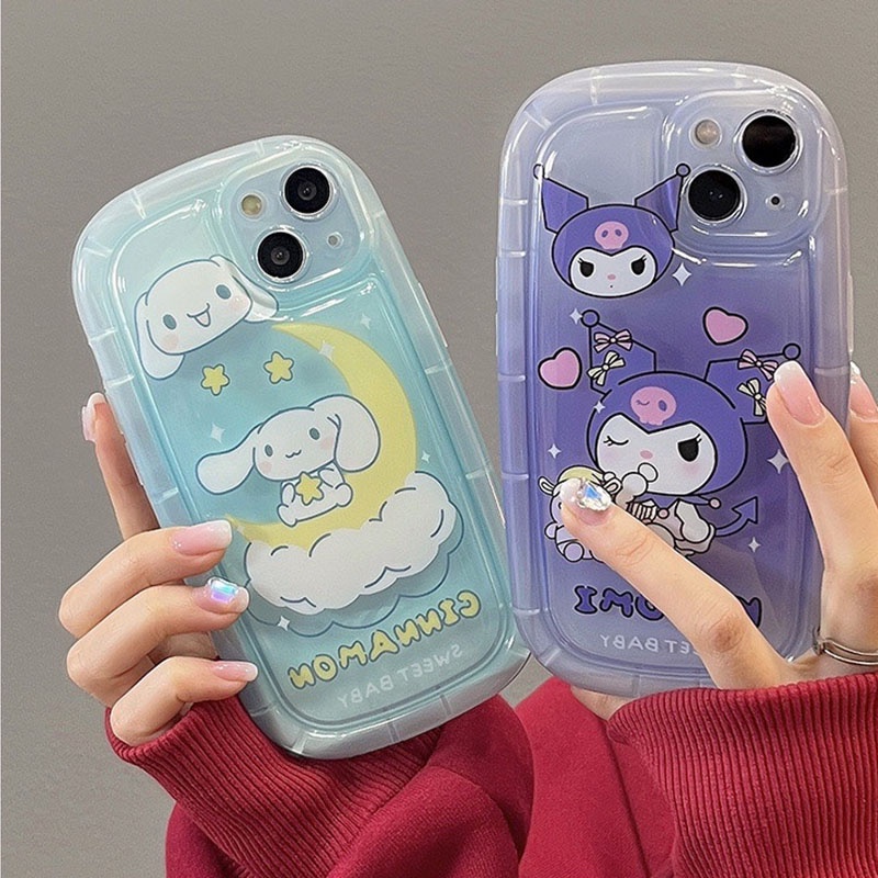 เคสโทรศัพท์มือถือ ซิลิโคนนุ่ม TPU ลายการ์ตูนคิตตี้ คุโรมิ พีช่า สําหรับ OPPO A1K A5 A3S A12E A5 A9 A7 A5S A12 A12S A31 A52 A92 A72 A53 A33 A32 A54 A74 A95 A94 F19 Pro