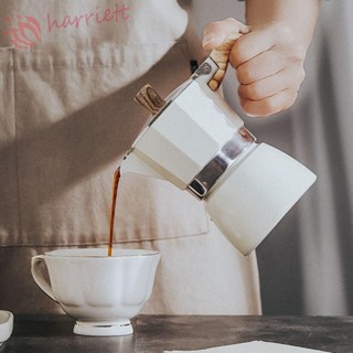 Harriett Moka Pot Italian เตาแก๊สไฟฟ้า แบบแมนนวล 150 มล. 300 มล.