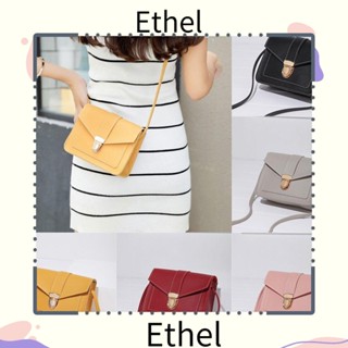 Ethel1 กระเป๋าสะพายไหล่ กระเป๋าถือ หนัง PU ขนาดเล็ก สําหรับผู้หญิง