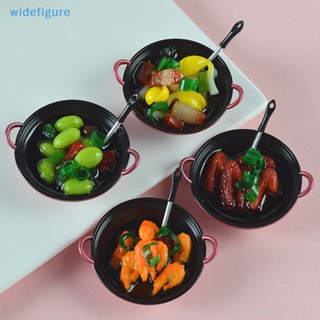 Widefigure หม้อทําอาหารจิ๋ว DIY สําหรับตกแต่งบ้านตุ๊กตา