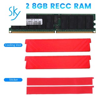 หน่วยความจําเซิร์ฟเวอร์ DDR2 8GB 667Mhz RECC RAM PC2 5300P 2RX4 REG ECC สําหรับเวิร์กสเตชั่น