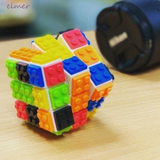 Elmer บล็อคตัวต่อปริศนา 3x3x3 ขนาดเล็ก 10 30 มม. ของเล่นสําหรับเด็ก