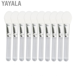 Yayala 10pcs Silicone  Brush Beauty Applicator Transparency Mini Short