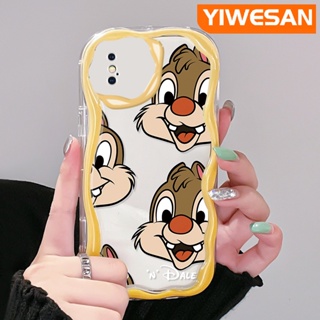 สําหรับ iPhone X Xs Xr Xs Max เคสการ์ตูนน่ารัก Dale การออกแบบใหม่ เนื้อครีม ขอบคลื่น เคสโทรศัพท์ กันกระแทก ซิลิโคนใส เคสนิ่ม