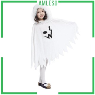 [Amleso] เสื้อคลุม ชุดคอสเพลย์ฮาโลวีน สําหรับเด็ก 1 ชิ้น