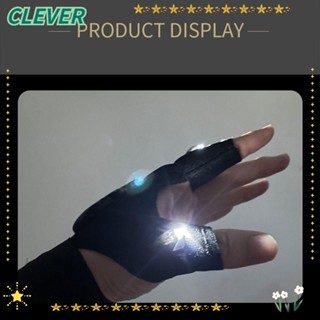 Clever ถุงมือตกปลา แบบไม่มีนิ้ว สําหรับตั้งแคมป์กลางแจ้ง