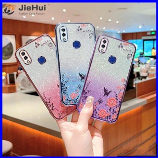 Jiehui เคสโทรศัพท์มือถือ ลายผีเสื้อกระพริบ สําหรับ Vivo V11i MMHY