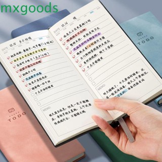 Mxgoods สมุดโน้ตวางแผนรายวัน A6 98 แผ่น สําหรับจัดระเบียบตารางเวลา