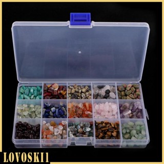 [Lovoski1] ลูกปัดหิน กึ่งเรียบ กึ่งมีค่า สําหรับทําเครื่องประดับ งานฝีมือ - F