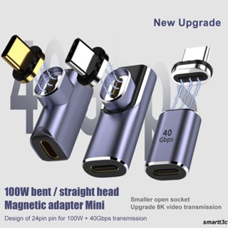 พร้อม USB40 TypeC Magnetic Charger Adapter การถ่ายโอนข้อมูลการชาร์จอย่างมีประสิทธิภาพอย่างรวดเร็ว 100W PD 40Gbps 8K60Hz สำหรับ MacBook Pro