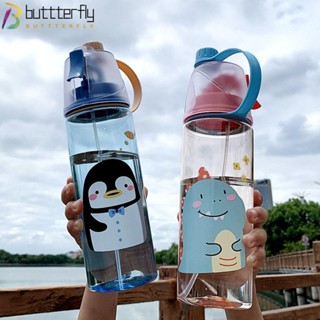 Buttterfly ขวดน้ํา ลายการ์ตูน ขนาด 600 มล. สําหรับเล่นกีฬากลางแจ้ง