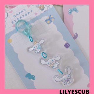 Lilyescub พวงกุญแจ จี้ตุ๊กตา Cinnamoroll Kuromi น่ารัก สําหรับห้อยกระเป๋า