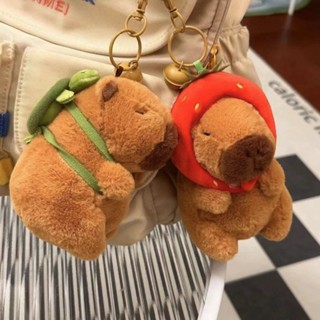 [พร้อมส่ง] ขายดี จี้ตุ๊กตาเต่า Capybara Capybara น่ารัก น่าเกลียด สําหรับห้อยกระเป๋าเป้สะพายหลัง