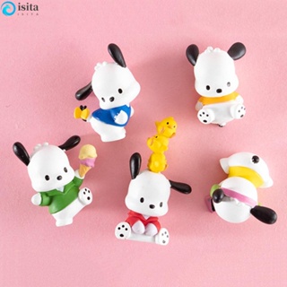 ISITA Pochacco โมเดลฟิกเกอร์ อนิเมะญี่ปุ่น Kawaii ของขวัญ สําหรับตกแต่งรถยนต์