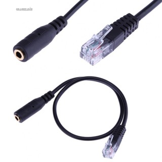 【GRCEKRIN】3.55mm Headset To RJ9 Cable Cisco Based Phone Headphone Jack To RJ9 OMTP