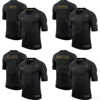 เสื้อกีฬาแขนสั้น ลายทีมชาติฟุตบอล Dallas Cowboys NFL Smith Cooper Elliott Prescott Esch 2020